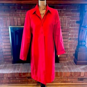 Linda Allard Ellen Tracy knee length trench coat